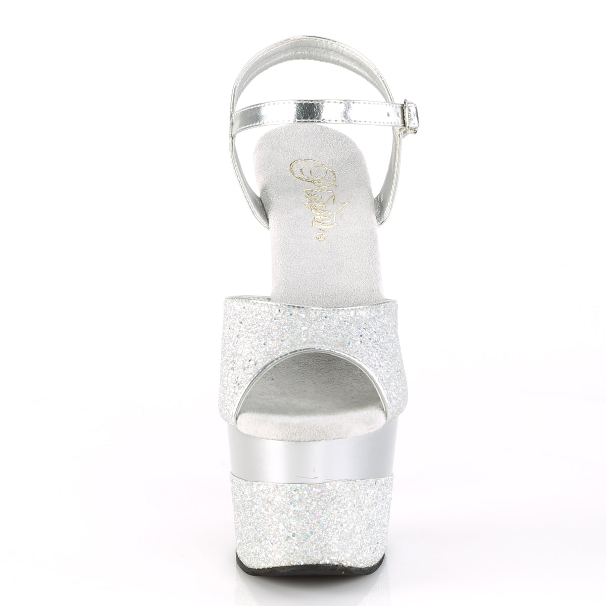 Pleaser Sandali da donna ADORE-709-2G SLVI multi glitter / SLVI multi glitter