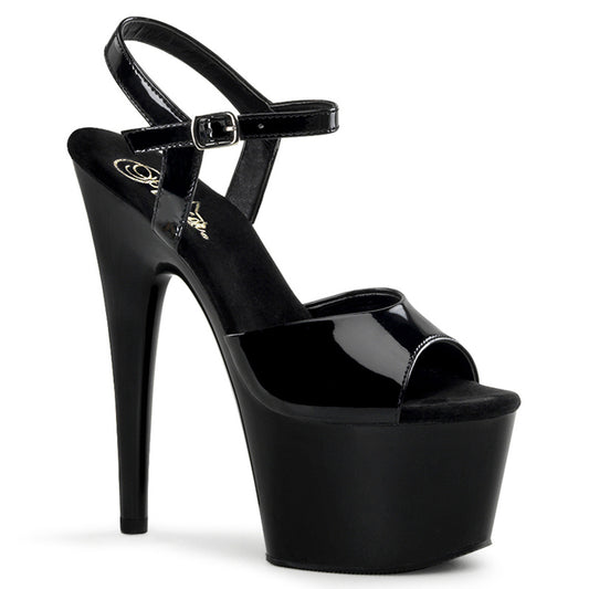 Pleaser Sandali da donna ADORE-709 BLK PAT / BLK