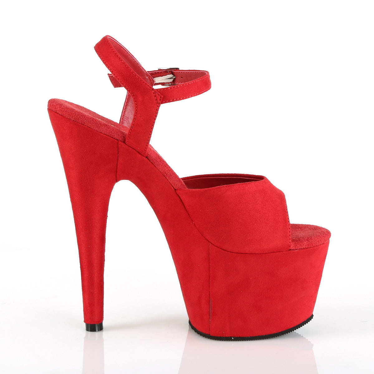 Pleaser Sandali da donna ADORE-709FS ROSSO FAUX SOMEDE / ROSSO SUEGATO FAUX