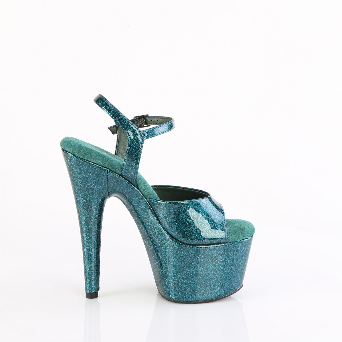 Pleaser ADORE-709GP Teal glitter pat/m