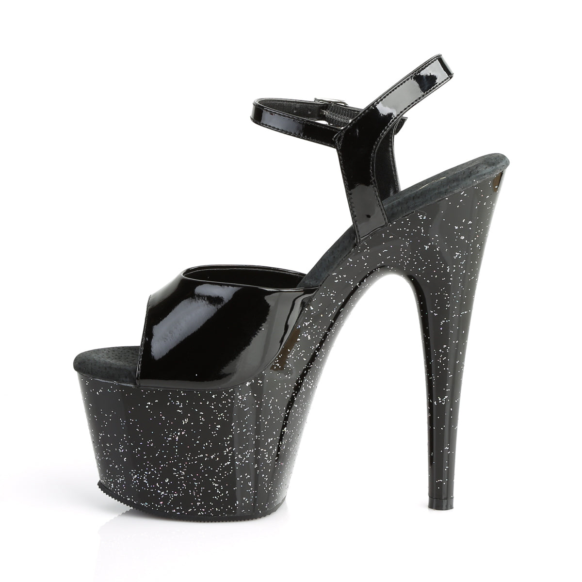 Pleaser Sandali da donna ADORE-709 mg Blk Pat / Blk