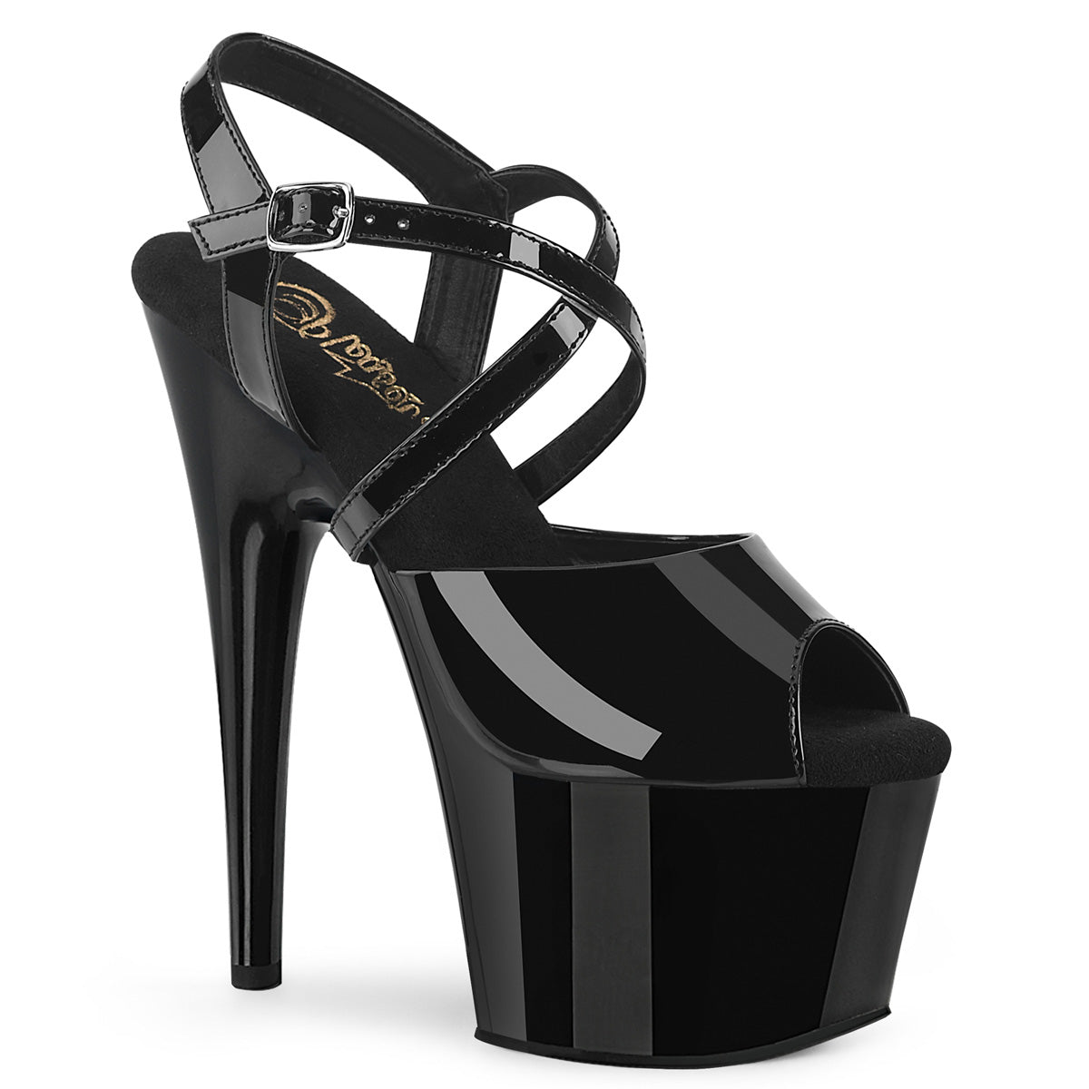 Pleaser ADORE-724 blk pat/blk