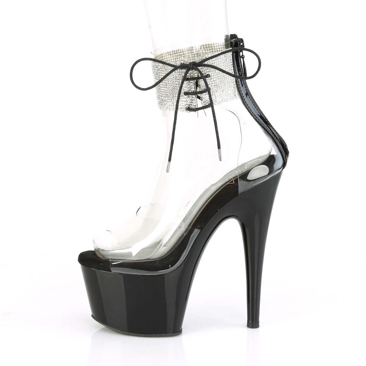 Pleaser Sandali da donna ADORE-724rs CLR / BLK