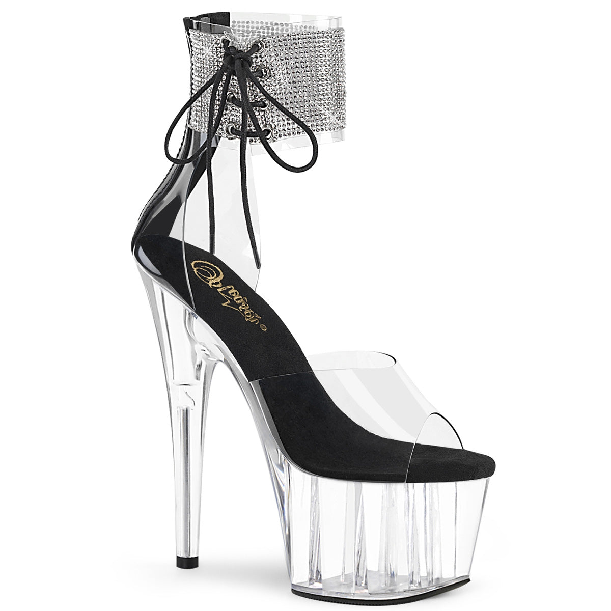 Pleaser Sandali da donna ADORE-724RS CLR-BLK / CLR