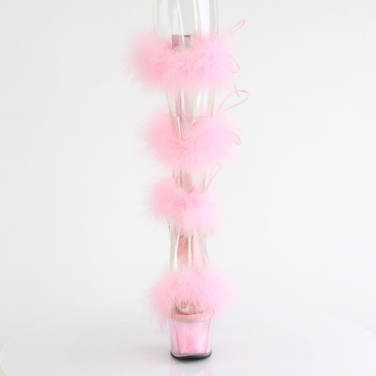 Pleaser ADORE-728f Clr-B. Pelliccia rosa/m
