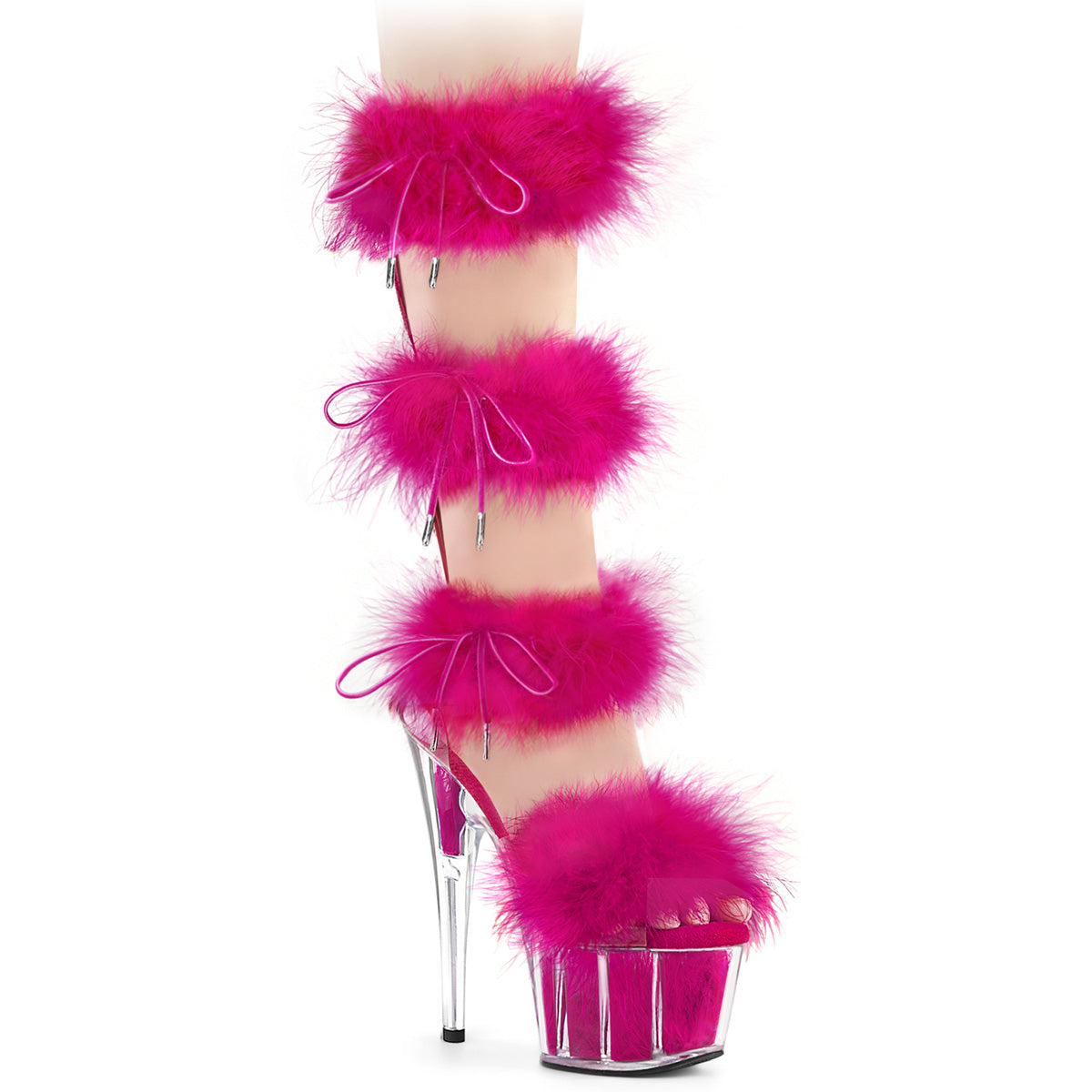 Pleaser ADORE-728f Clr-H. Pelliccia rosa/m