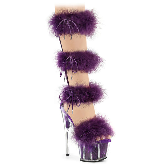 Pleaser   ADORE-728f pelliccia clr-viola/m