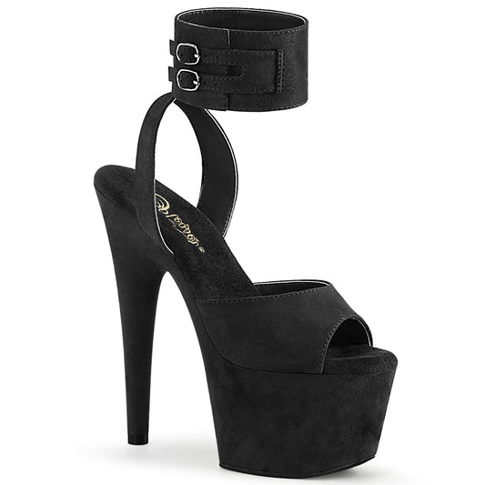 Pleaser Sandali da donna ADORE-791FS BLK FAUX Suede / Blk Faux Suede Suede
