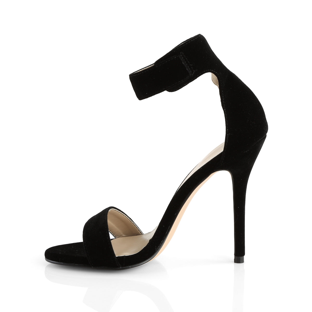 Pleaser Pompe da donna AMUSE-10 Blk Velvet.