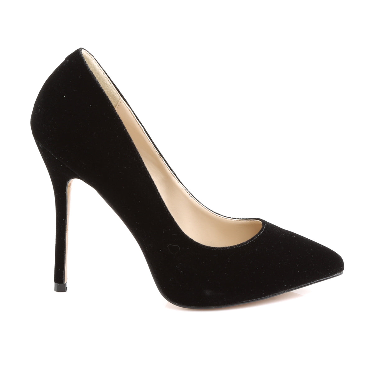 Pleaser Pompe da donna AMUSE-20 Blk Velvet.