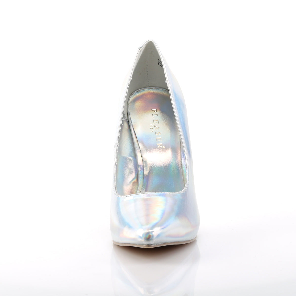 Pleaser Pompe da donna AMUSE-20 SLV Hologram PU