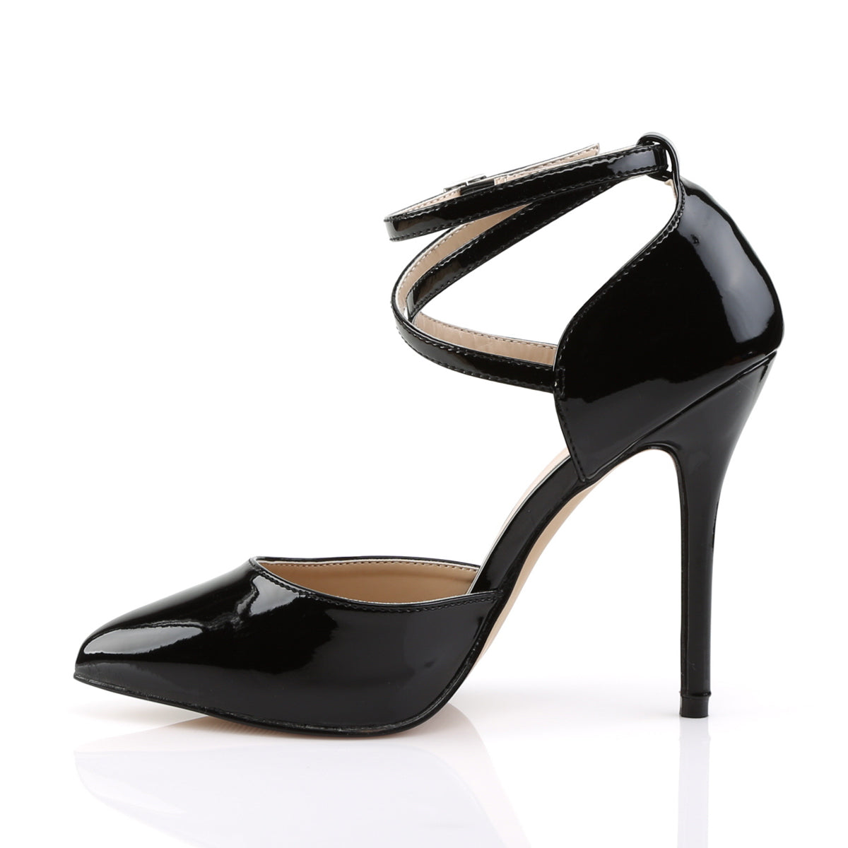 Pleaser Pompe da donna AMUSE-25 BLK PAT.