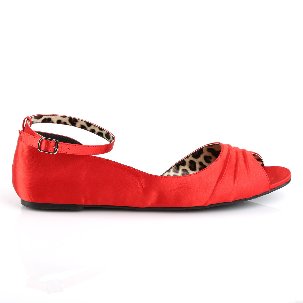 Pleaser Pink Label Pompe da donna ANNA-03 raso rosso