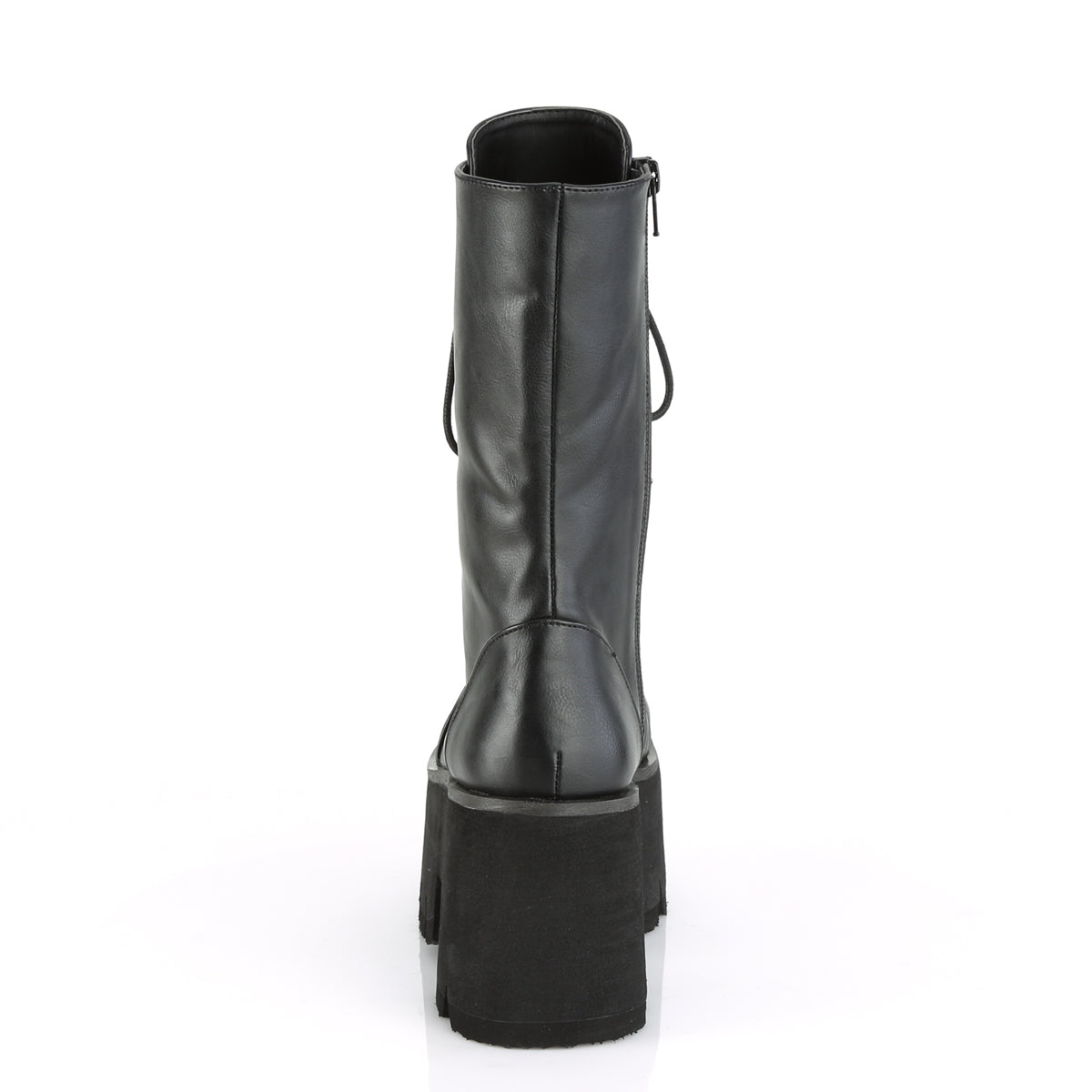 DemoniaCult Stivali da donna ASHES-105 pelle vegana BLK