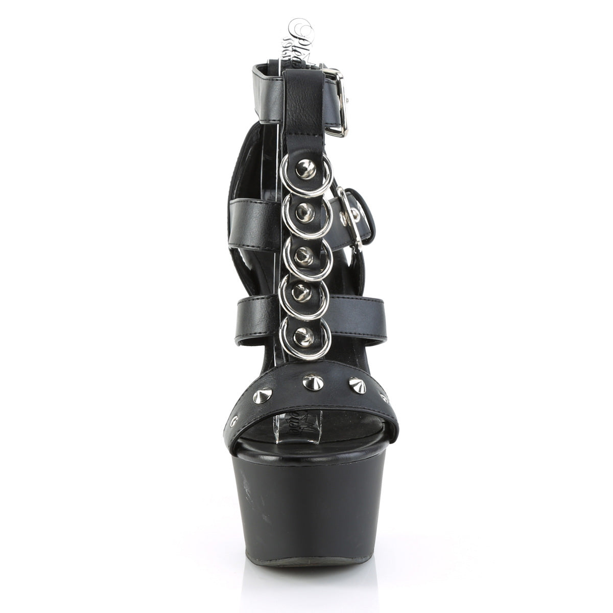 Pleaser Sandali da donna ASPIRE-658 BLK in ecopelle / BLK opaco