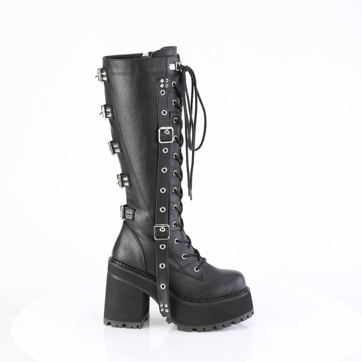 DemoniaCult   ASSAULT-218 pelle vegana BLK
