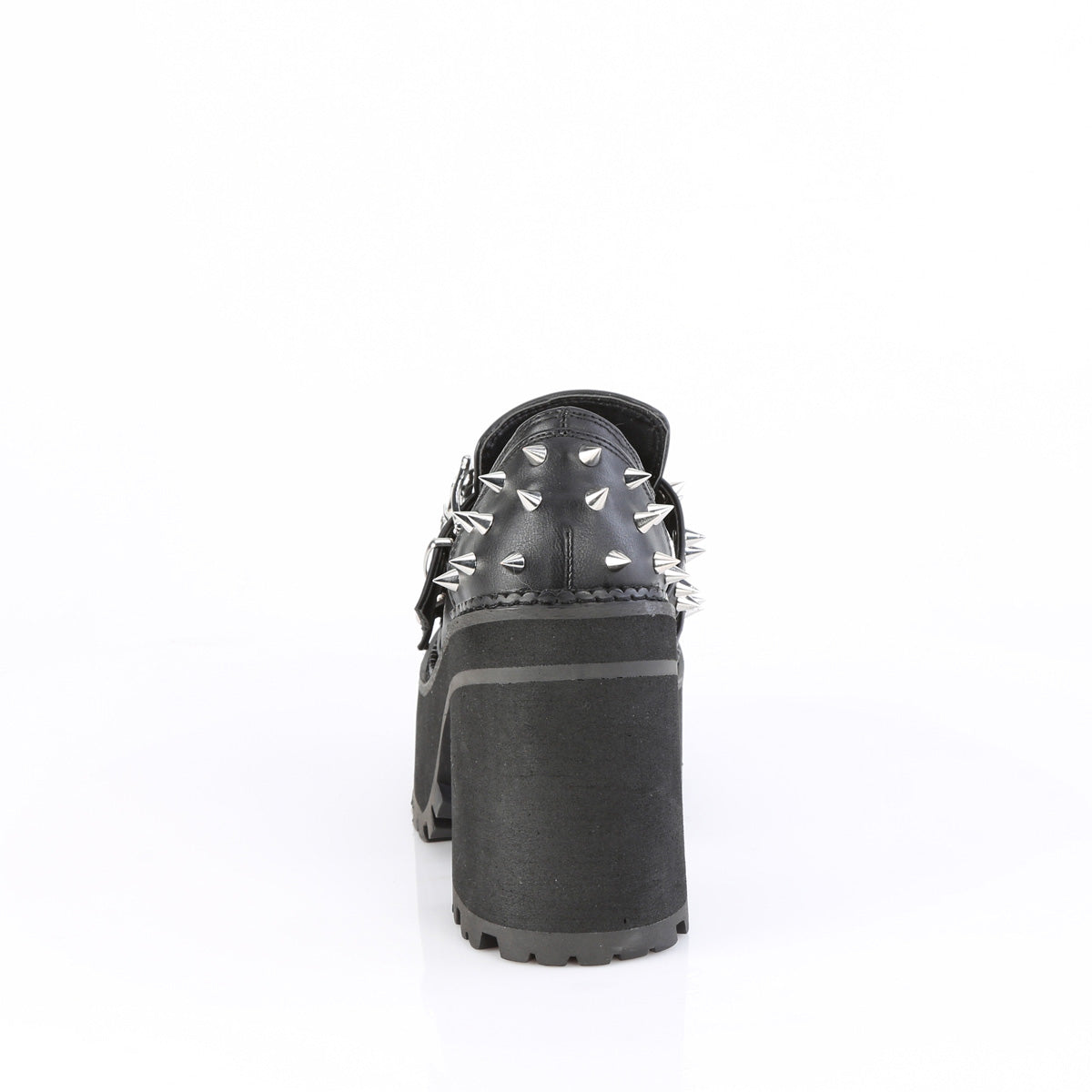 DemoniaCult ASSAULT-38 Blk Vegan Leather