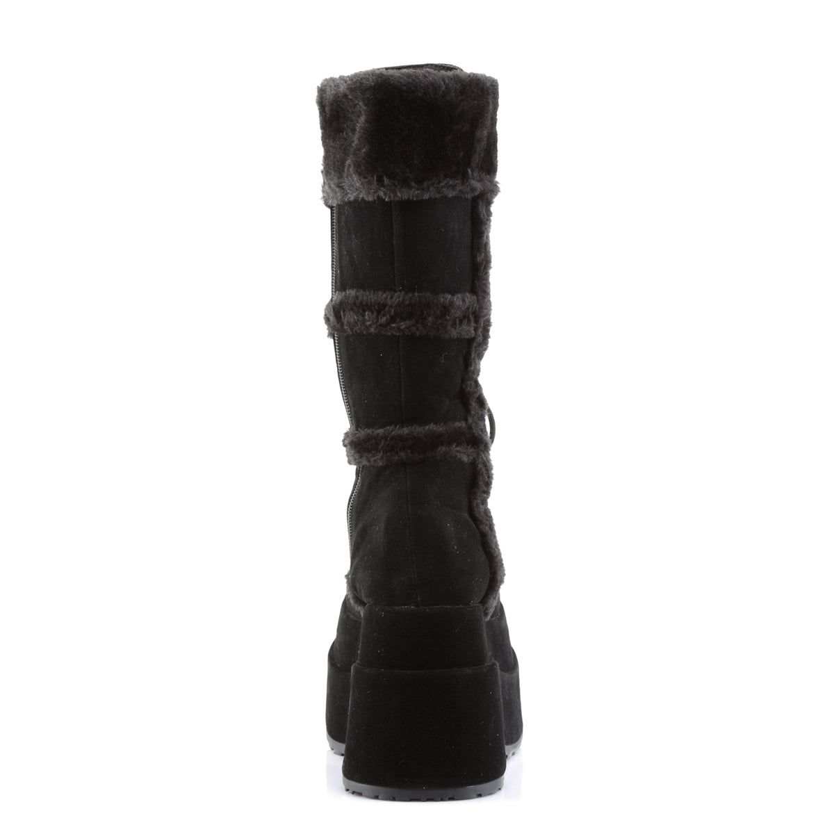 DemoniaCult Stivali da donna BEAR-202 BLK VEGAN SEDE