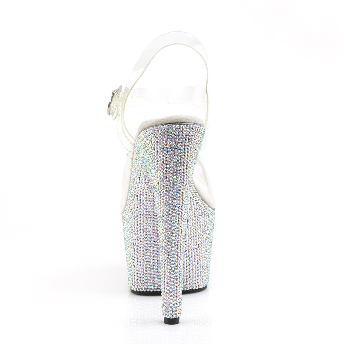 Pleaser Sandali da donna BEJEWELED-708dm CLR / SLV Multi Rs