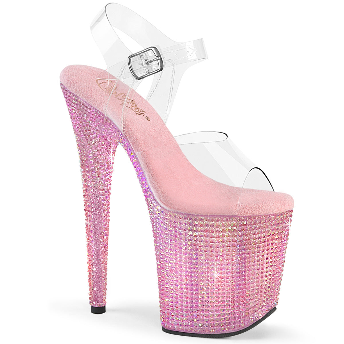 Pleaser BEJEWELED-808rrs Clr/b. Rosa Rs