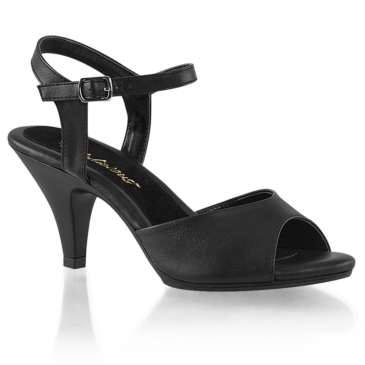 Fabulicious Sandali da donna BELLE-309 BLK in ecopelle / BLK opaco
