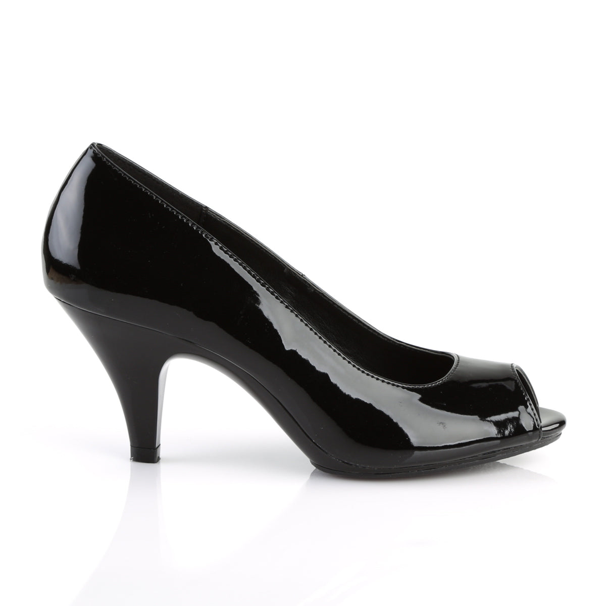 Fabulicious Womens Sandals BELLE-362 Blk Pat/Blk