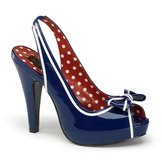 Pin Up Couture Pompe da donna BETTIE-05 Pat Blue Navy