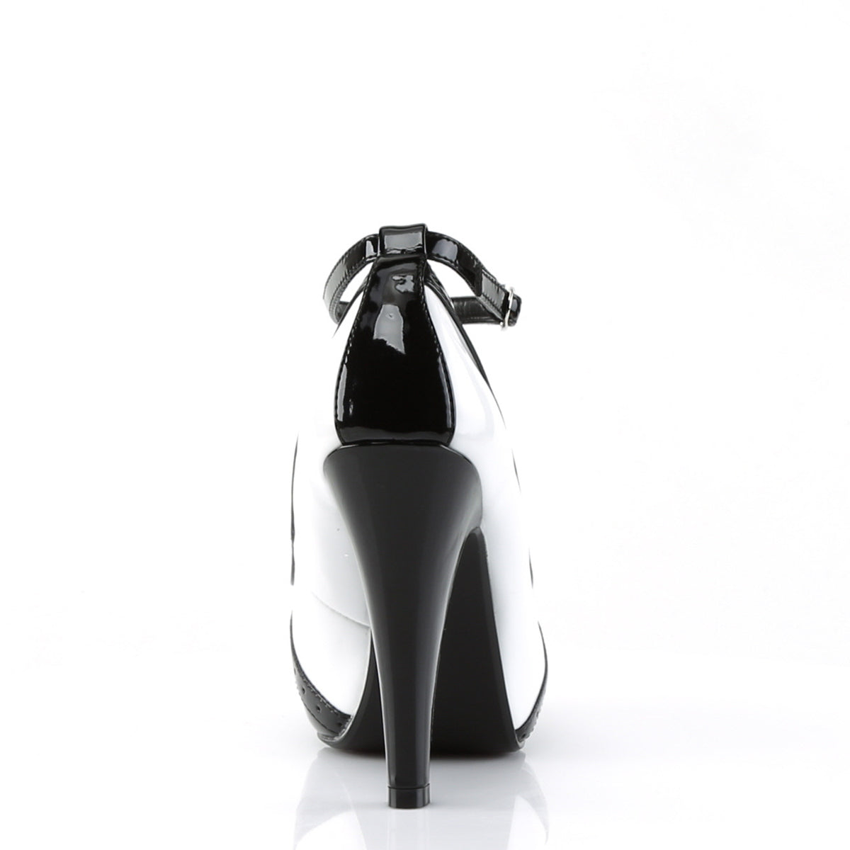 Pin Up Couture Pompe da donna BETTIE-22 Blk-Wht Pat