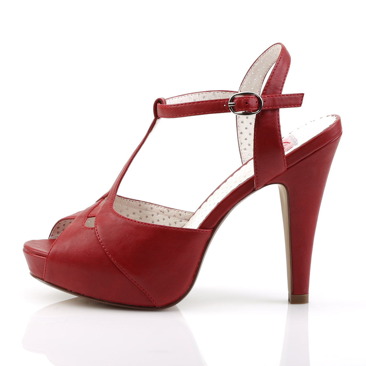 Pin Up Couture Pompe da donna BETTIE-23 in ecopelle rossa