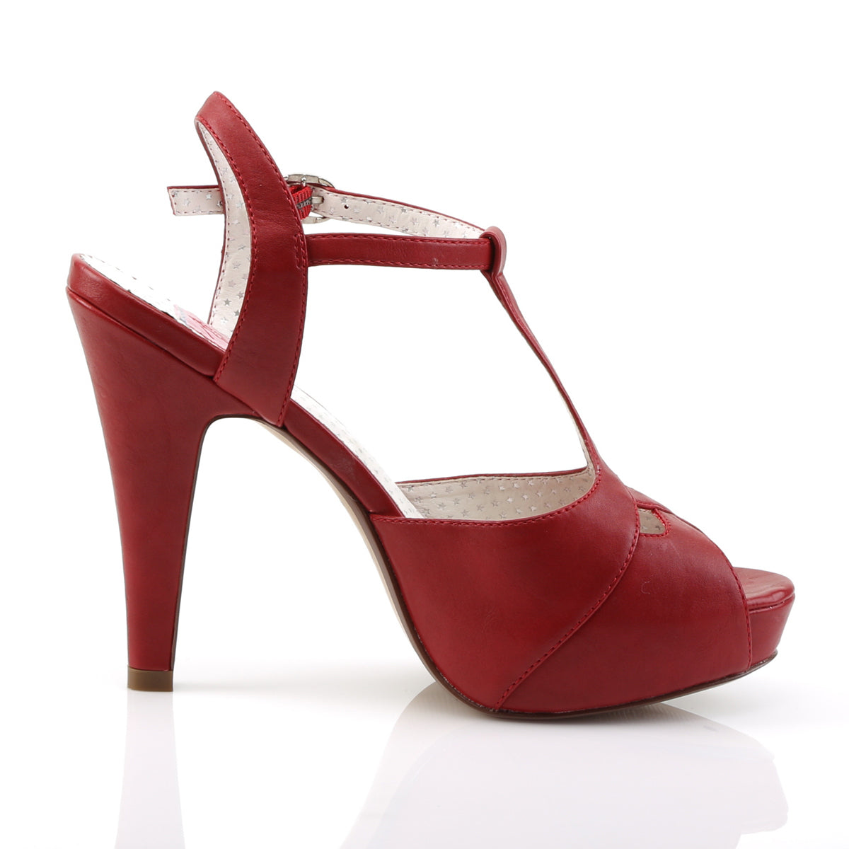 Pin Up Couture Pompe da donna BETTIE-23 in ecopelle rossa