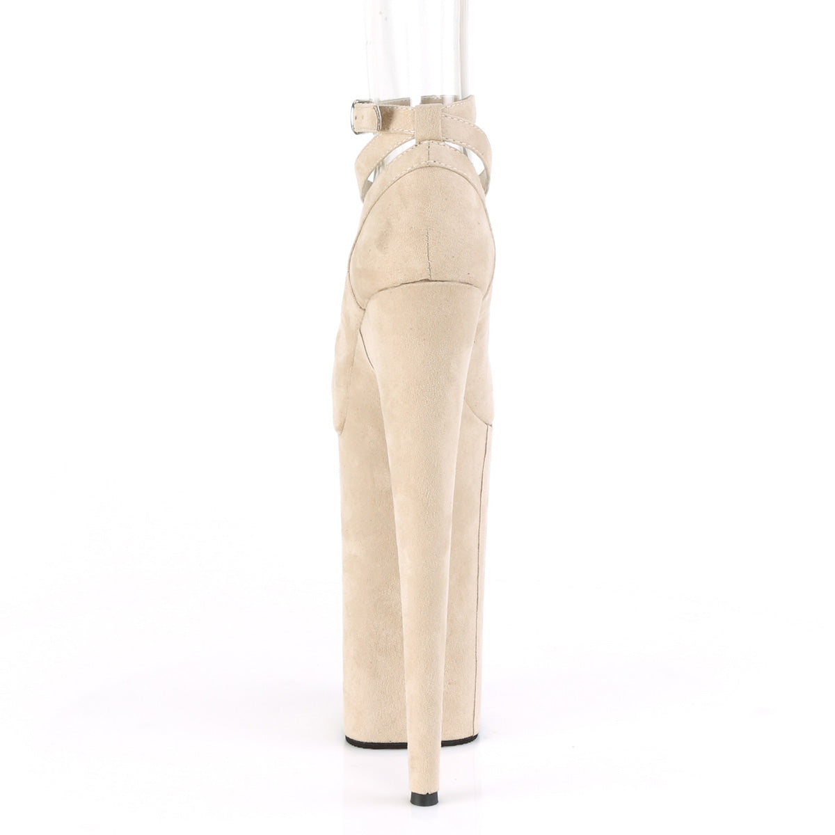 Pleaser Sandali da donna BEYOND-087FS BEIGE FAUX Suede / Beige Faux Suede