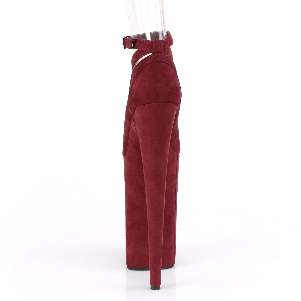Pleaser Sandali da donna BEYOND-087FS Burgundy Faux Suede Suede / Burgundy Faux Suede