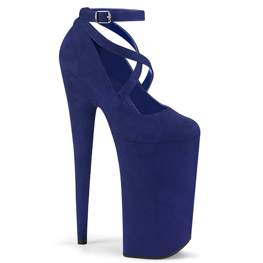 Pleaser Sandali da donna BEYOND-087FS Royal Blue F. Suede / Royal Blue F.Suede