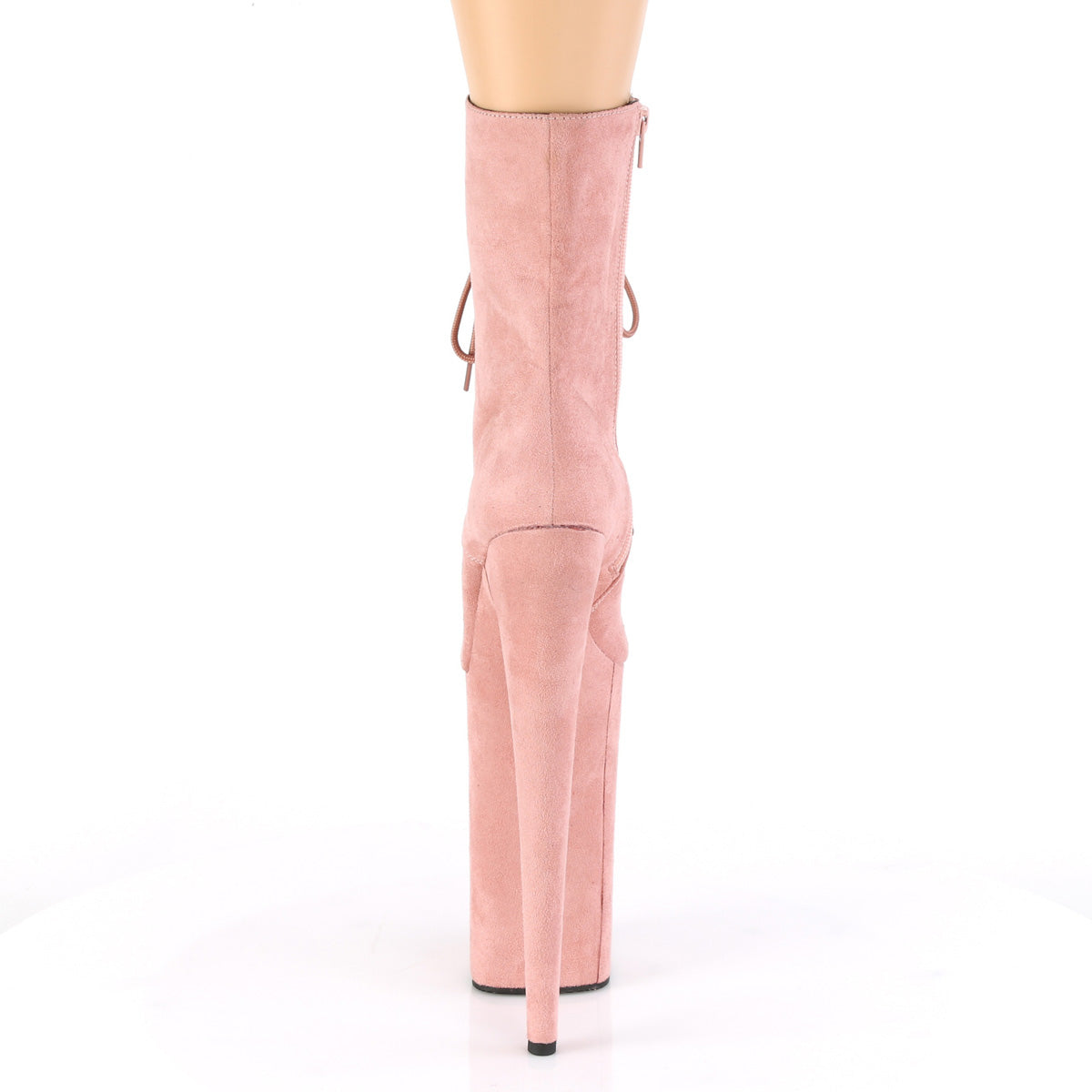 Pleaser Stivaletti da donna BEYOND-1020FS B. Pink Faux Suede / B. Pink Fex Suede