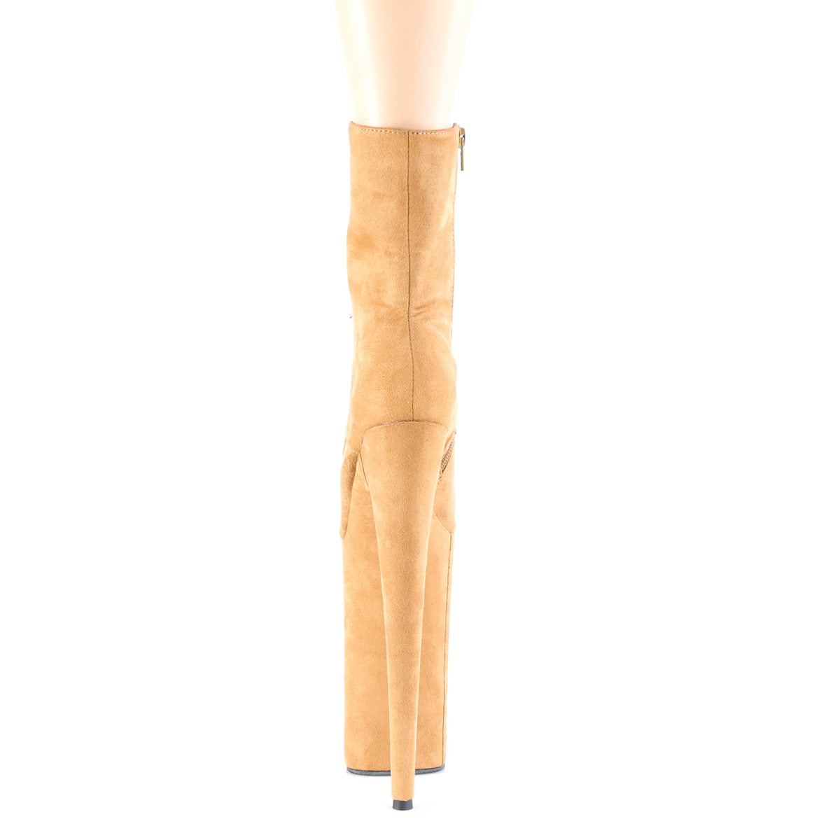 Pleaser Stivaletti da donna BEYOND-1020FS. Camel FAUX SUEGE /Camel FAUX SAMEEDE.