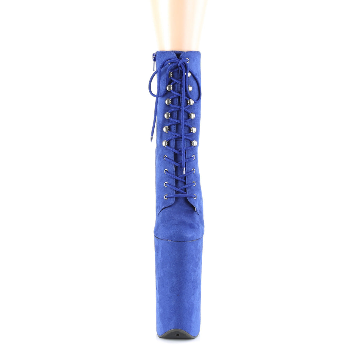 Pleaser Stivaletti da donna BEYOND-1020FS Royal Blue Faux Suede / R.Blue F.Suede