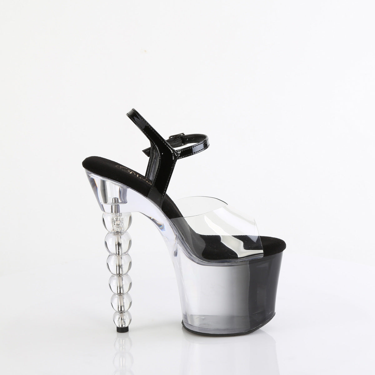 Pleaser BLISS-708-1bc clr-blk/blk-clr ombre