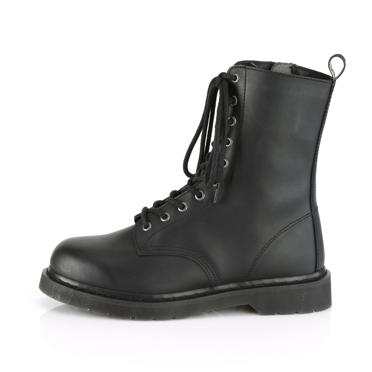 DemoniaCult Stivali da uomo BOLT-200 pelle vegana BLK