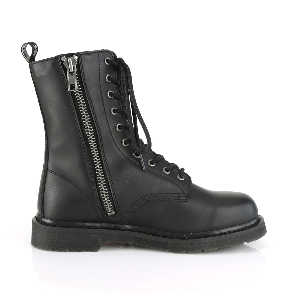 DemoniaCult Stivali da uomo BOLT-200 pelle vegana BLK