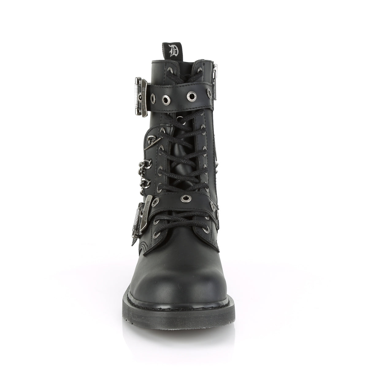 DemoniaCult Stivali da uomo BOLT-250 pelle vegana BLK