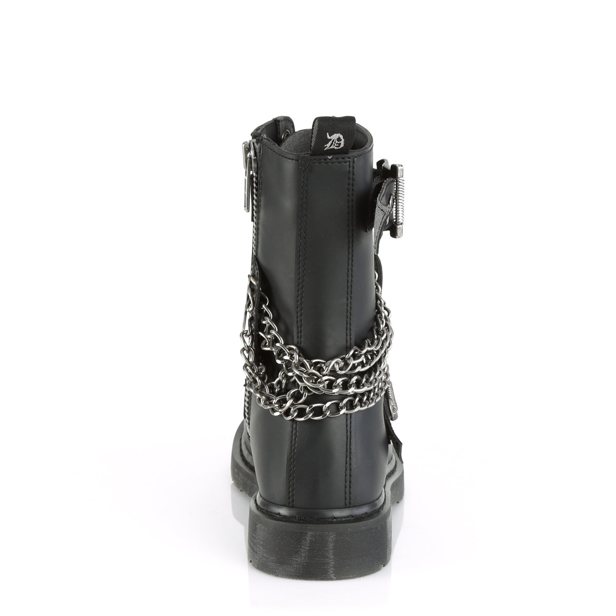 DemoniaCult Stivali da uomo BOLT-250 pelle vegana BLK
