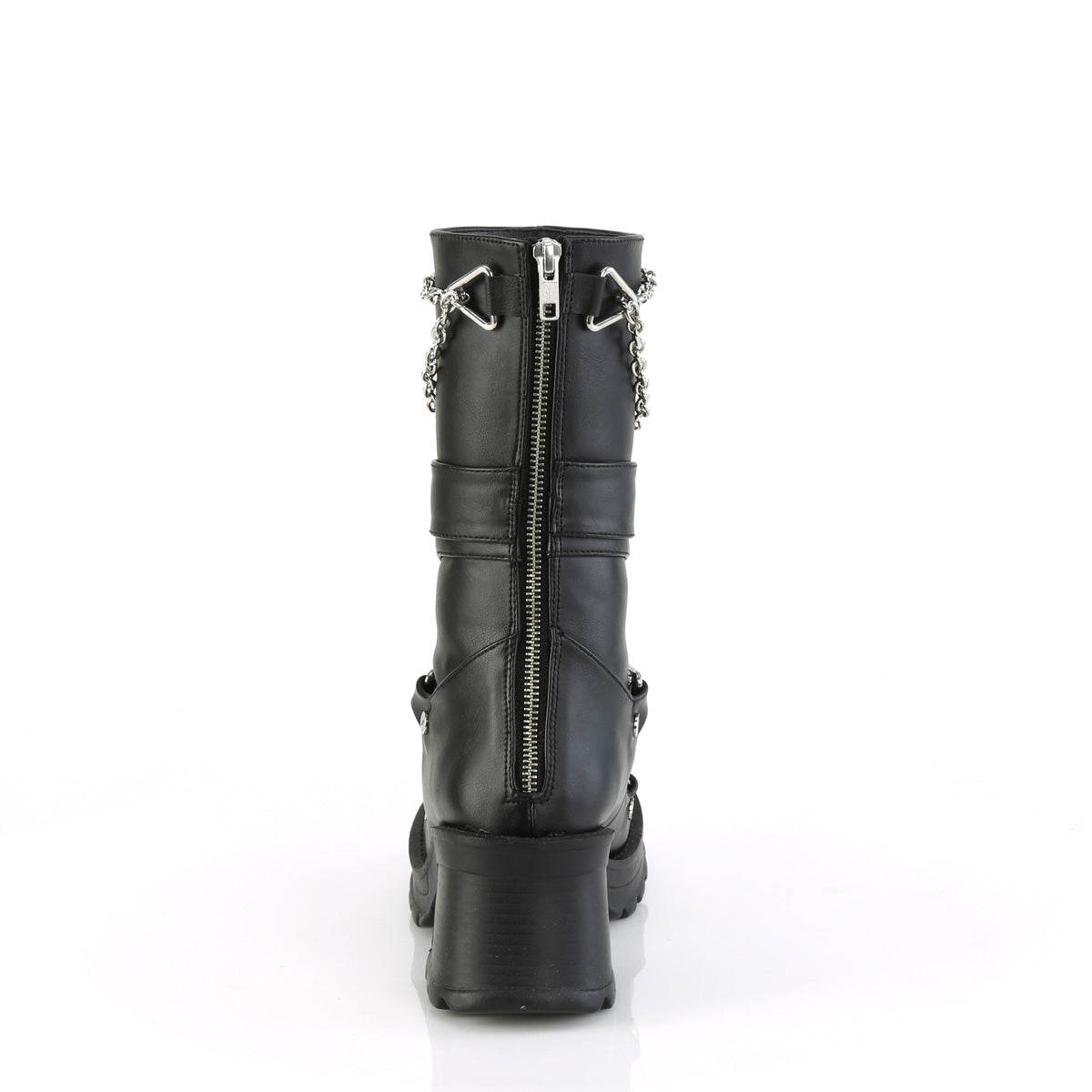 DemoniaCult Boots BRATTY-120 Blk Vegan Leather