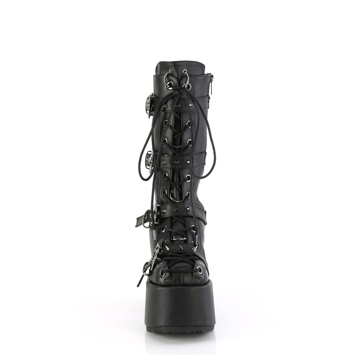 DemoniaCult CAMEL-115 pelle vegana BLK
