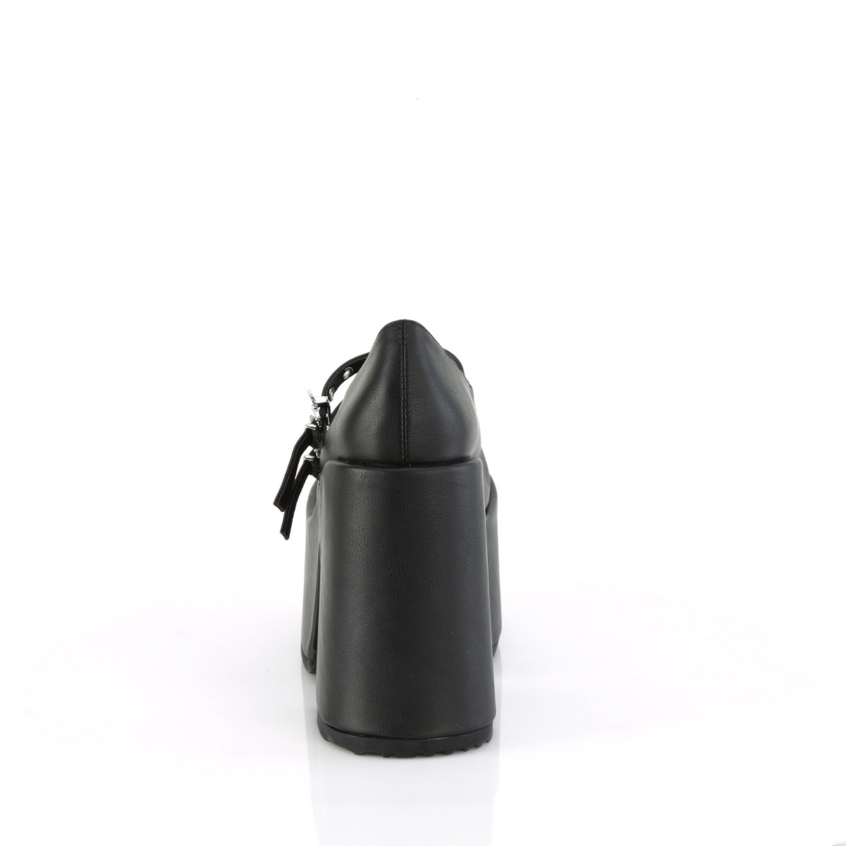 DemoniaCult Pumps CAMEL-55 Blk Vegan Leather