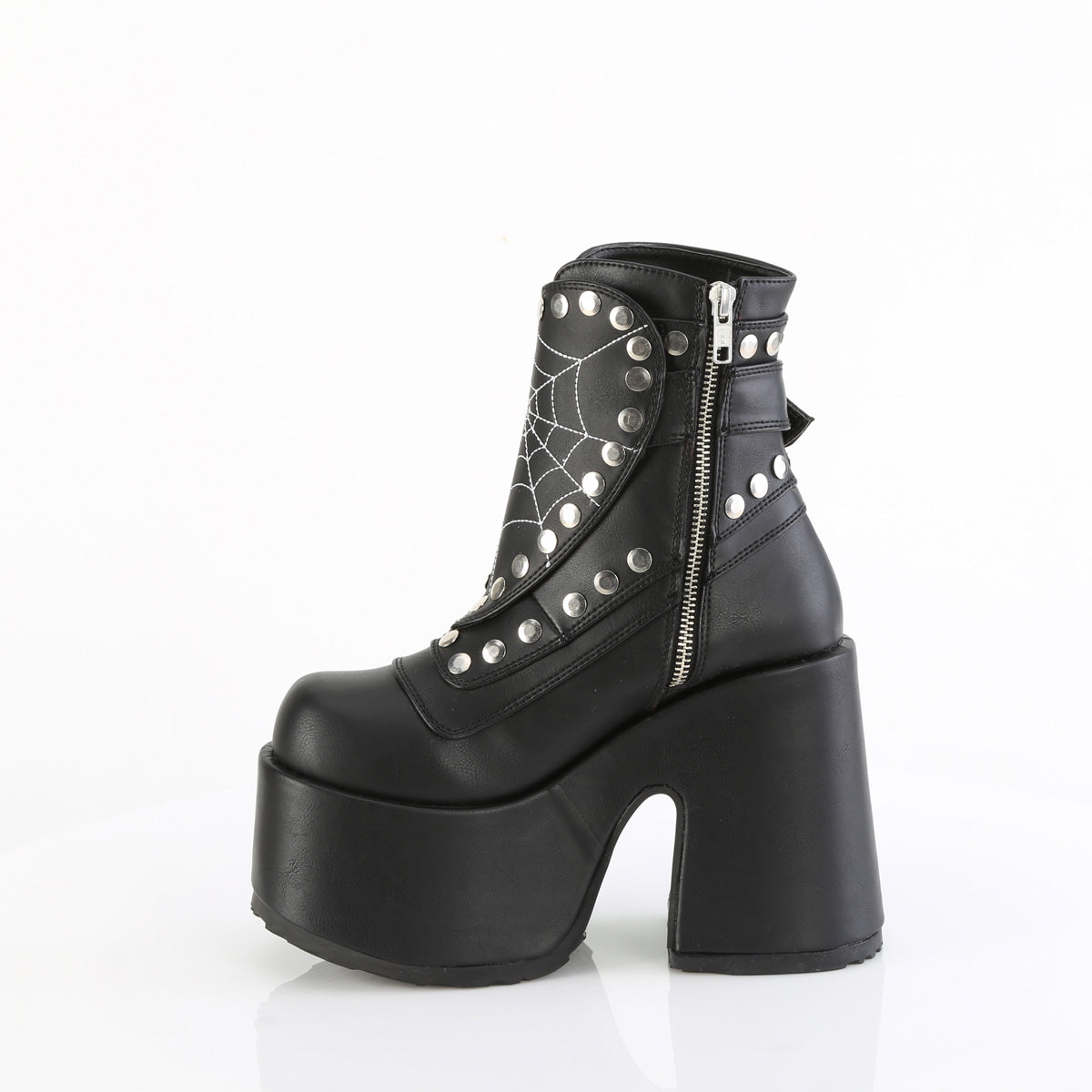 DemoniaCult CAMEL-70 Blk Vegan Leather