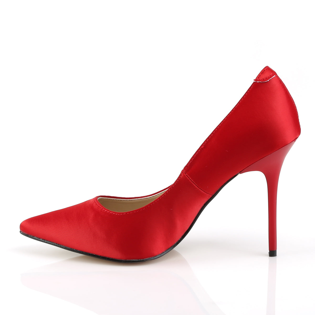 Pleaser Pompe da donna CLASSIQUE-20 raso rosso