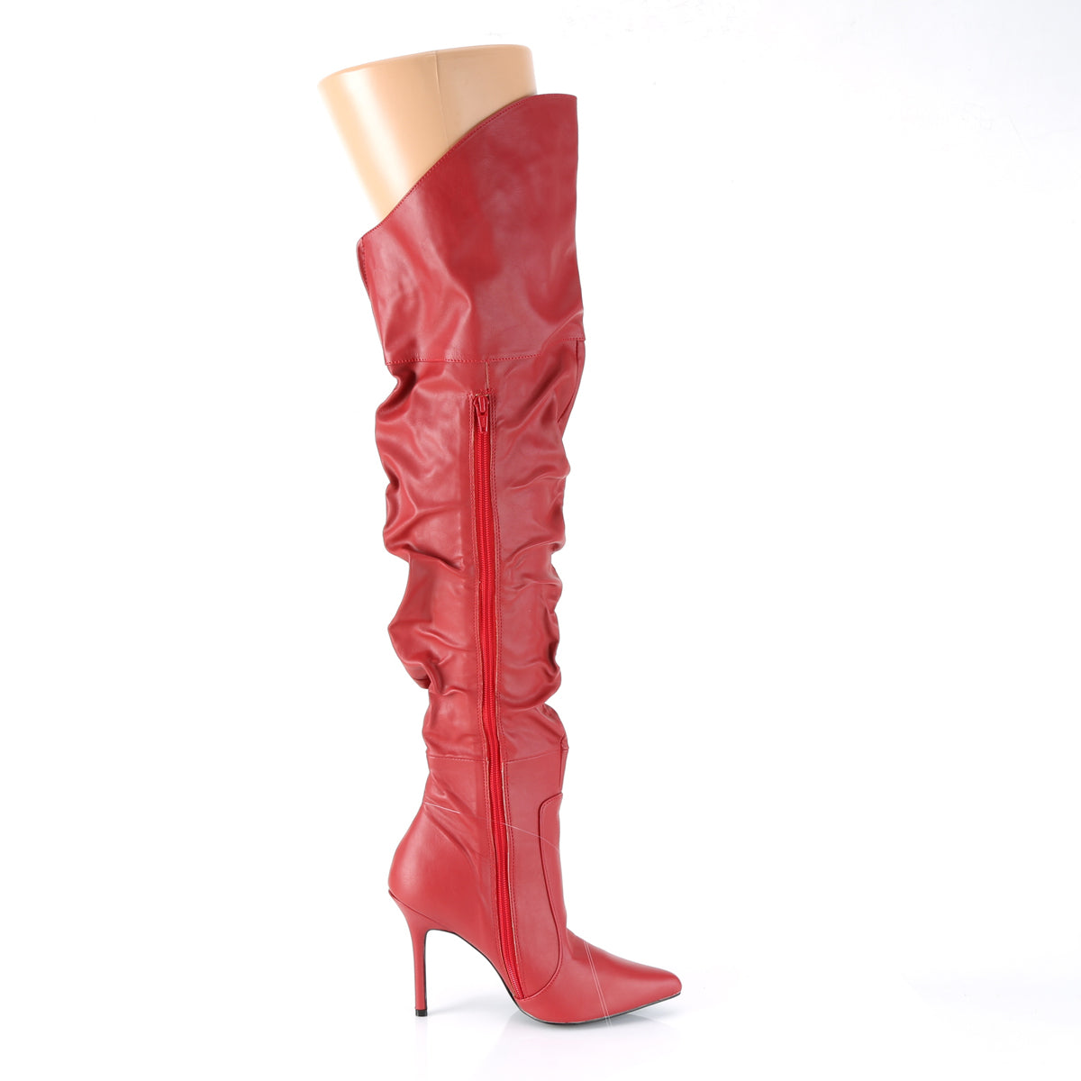 Pleaser Stivali da donna CLASSIQUE-3011 in ecopelle rossa