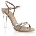 Fabulicious Womens Sandals CLEARLY-415 Taupe Pu