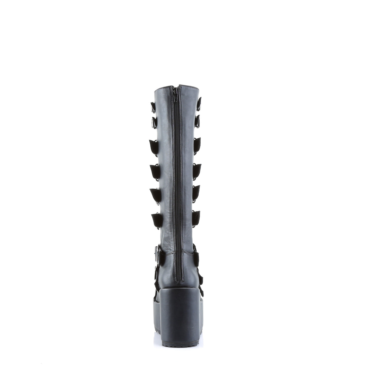 DemoniaCult Stivali da donna CONCORD-108 pelle vegana BLK