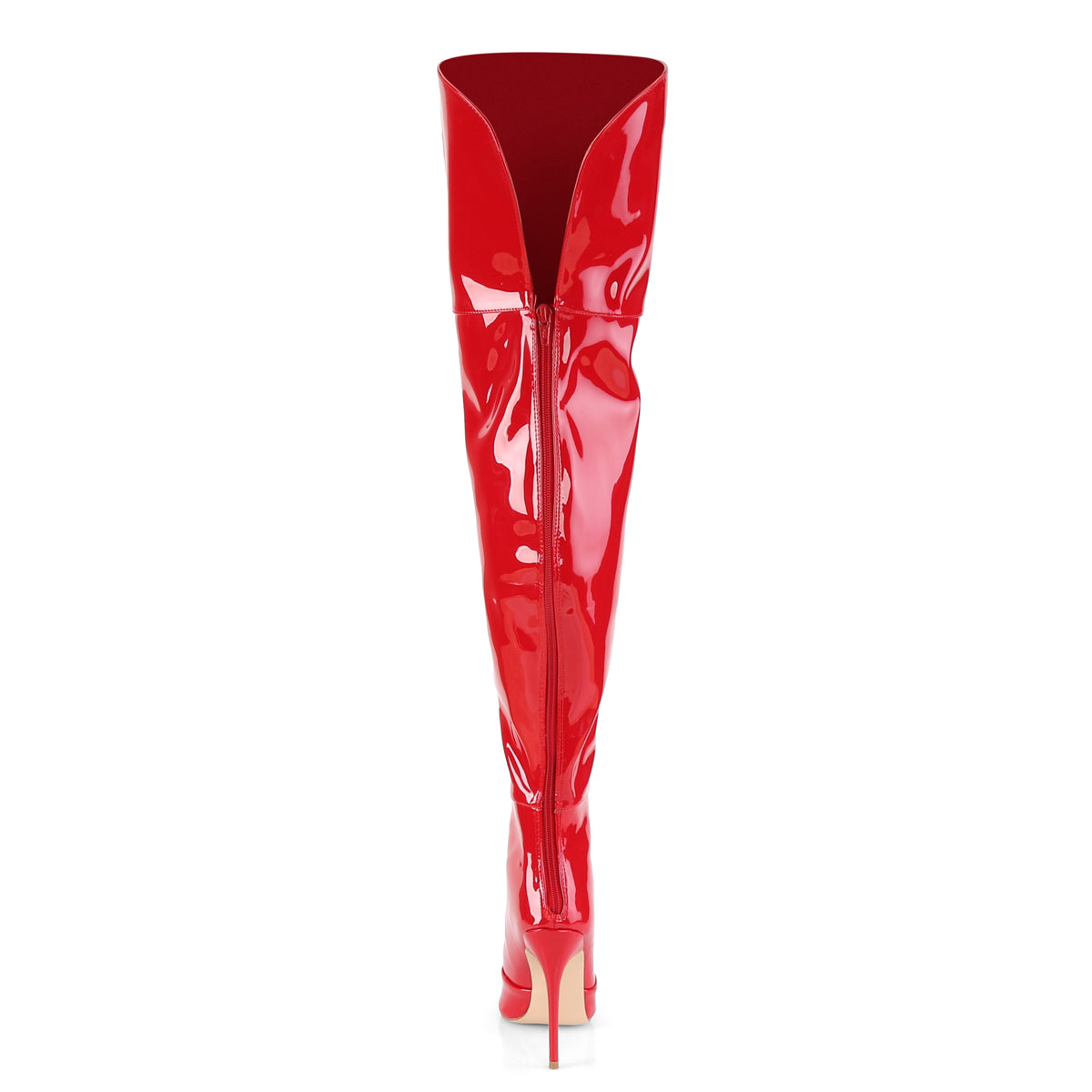 Pleaser Stivali da donna COURTLY-3012 brevetto rosso